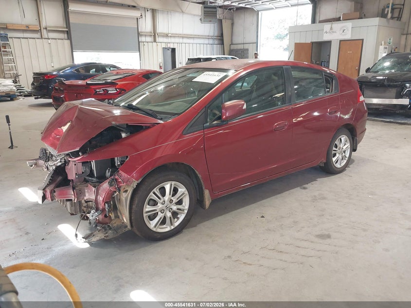 2010 Honda Insight VIN JHMZE2H70AS034546 IAAI salvage auction — FRONT END, Salvage (North Carolina), sold $225 on 2026-07-30 (photo 2)
