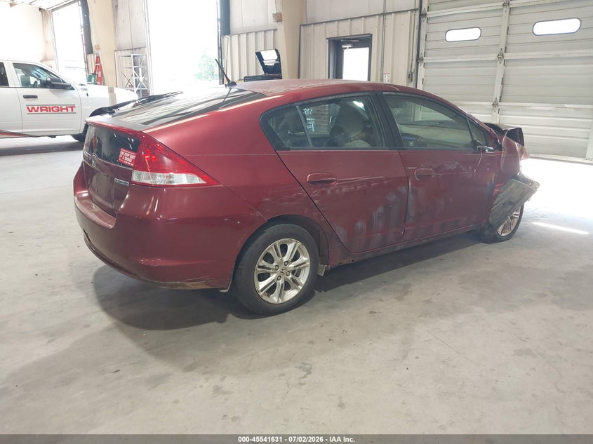 2010 Honda Insight VIN JHMZE2H70AS034546 IAAI salvage auction — FRONT END, Salvage (North Carolina), sold $225 on 2026-07-30 (photo 4)