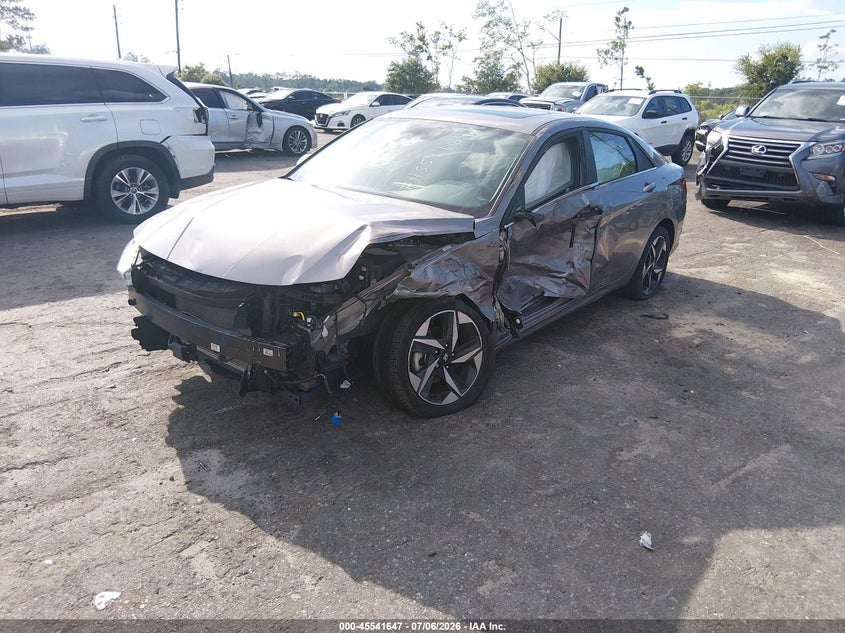 2022 Hyundai Elantra VIN KMHLN4AGXNU352788 IAAI salvage auction — LEFT & RIGHT, Certificate Of Destruction (Florida), sold $1,950 on 2026-07-28 (photo 2)