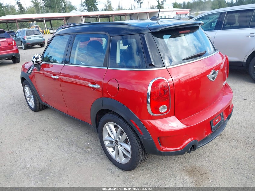 2013 Mini Countryman VIN WMWZC5C51DWP32124 IAAI salvage auction — RIGHT SIDE, Salvage Title, sold $375 on 2026-07-15 (photo 3)