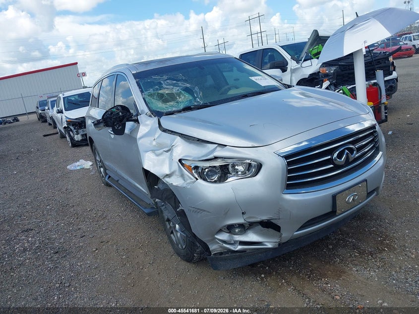 2013 Infiniti Jx VIN 5N1AL0MN6DC344367 IAAI salvage auction — RIGHT FRONT, Salvage Title, sold $1,650 on 2026-08-23 (photo 1)