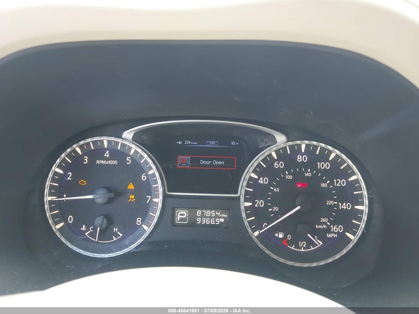 2013 Infiniti Jx VIN 5N1AL0MN6DC344367 IAAI salvage auction — RIGHT FRONT, Salvage Title, sold $1,650 on 2026-08-23 (photo 7)