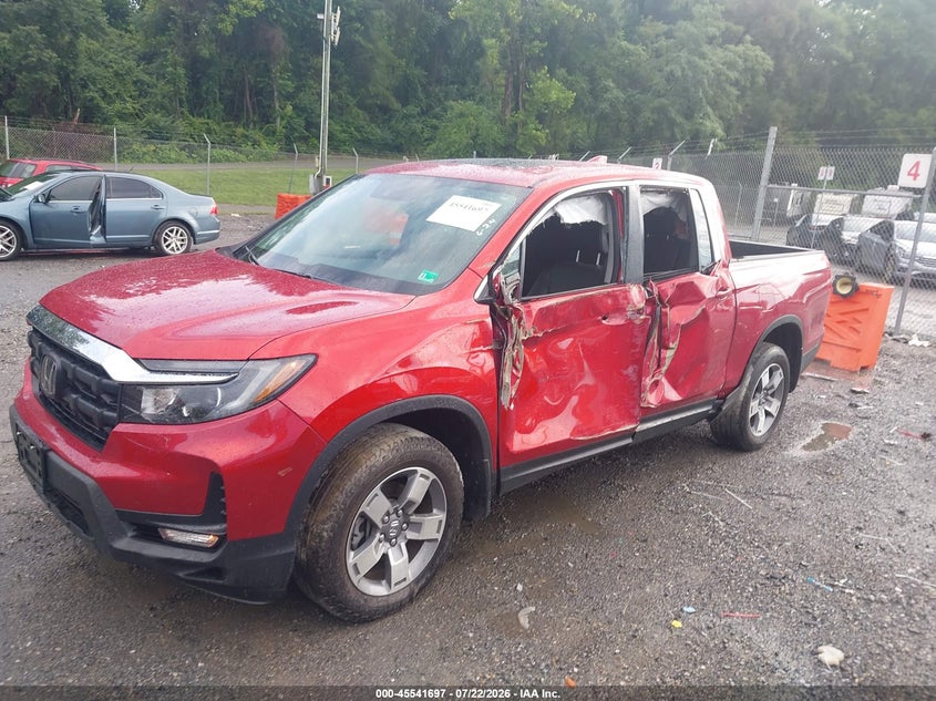 2025 Honda Ridgeline VIN 5FPYK3F54SB038828 IAAI salvage auction — SIDE, Salvage (Virginia), sold $8,200 on 2026-07-29 (photo 2)