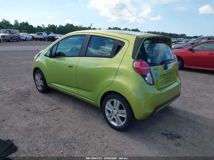 2013 Chevrolet Spark VIN KL8CD6S94DC511465 IAAI salvage auction — NORMAL WEAR, Clear (Georgia), sold $950 on 2026-07-07 (photo 3)