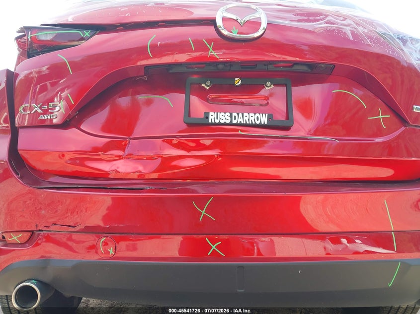 2024 Mazda Cx-5 VIN JM3KFBBL0R0476960 IAAI salvage auction — REAR END, Clear Claim Paid (Wisconsin), sold $7,200 on 2026-07-29 (photo 6)