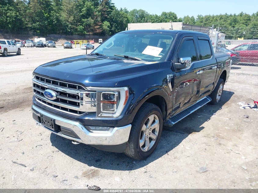 2021 Ford F-150 VIN 1FTFW1ED0MFB97894 IAAI salvage auction — LEFT SIDE, Salvage Title, sold $18,500 on 2026-08-21 (photo 2)