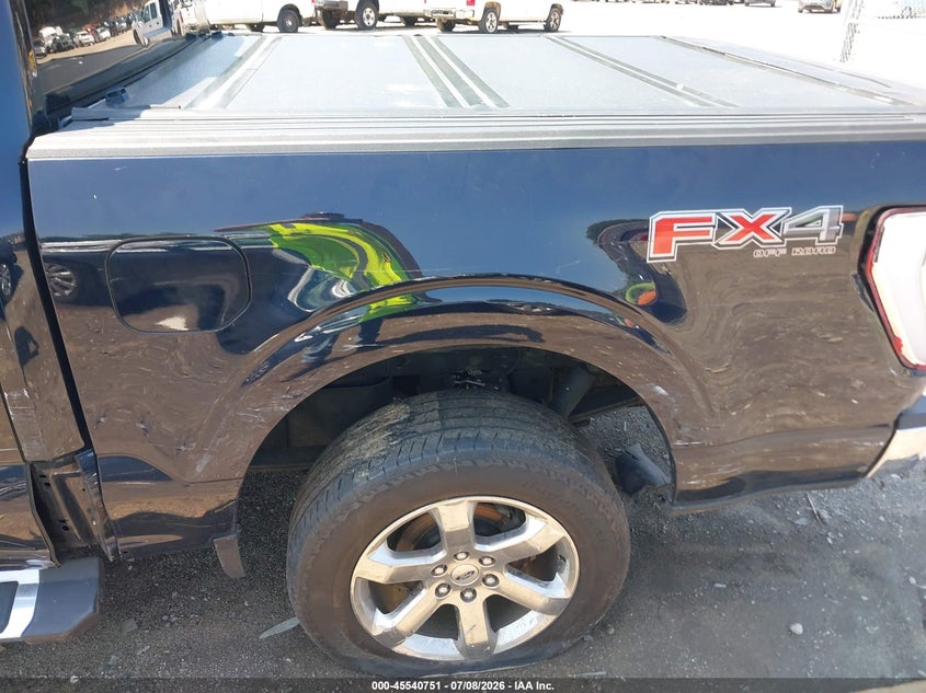 2021 Ford F-150 VIN 1FTFW1ED0MFB97894 IAAI salvage auction — LEFT SIDE, Salvage Title, sold $18,500 on 2026-08-21 (photo 6)