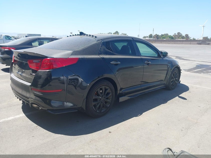 2015 Kia Optima VIN 5XXGN4A78FG351894 IAAI salvage auction — NORMAL WEAR, Clear - Dealer Only (California), sold $450 on 2026-07-14 (photo 4)