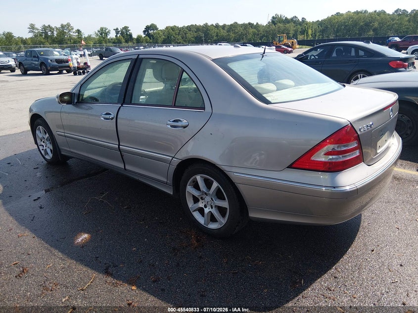 2007 Mercedes-benz C class VIN WDBRF56H87F856538 IAAI salvage auction — NORMAL WEAR, Repossession Paperwork (South Carolina), sold $400 on 2026-08-17 (photo 3)