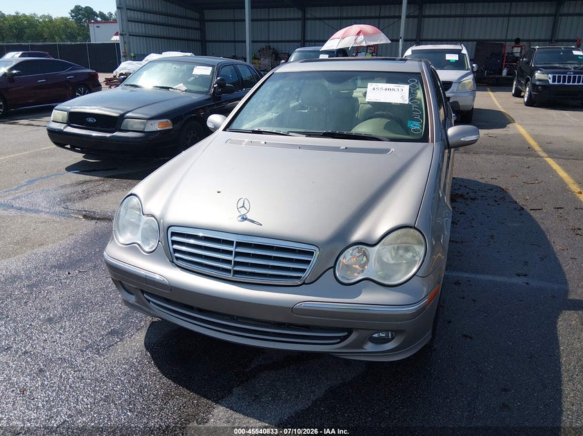 2007 Mercedes-benz C class VIN WDBRF56H87F856538 IAAI salvage auction — NORMAL WEAR, Repossession Paperwork (South Carolina), sold $400 on 2026-08-17 (photo 6)