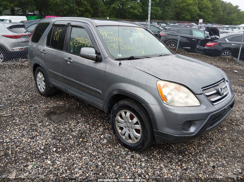 2006 Honda Cr-v VIN SHSRD78916U429917 IAAI salvage auction — FRONT END, Bill Of Sale (New York), sold $25 on 2026-07-28 (photo 1)