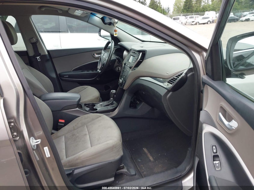 2014 Hyundai Santa fe VIN 5XYZU3LB7EG223552 IAAI salvage auction — LEFT SIDE, Bill Of Sale (Washington), sold $1,575 on 2026-07-29 (photo 5)