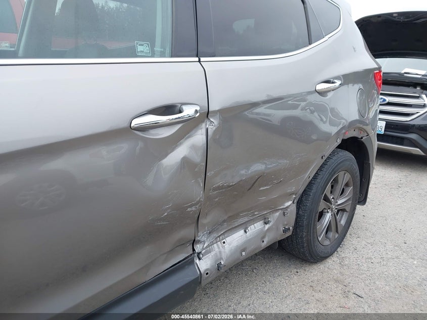 2014 Hyundai Santa fe VIN 5XYZU3LB7EG223552 IAAI salvage auction — LEFT SIDE, Bill Of Sale (Washington), sold $1,575 on 2026-07-29 (photo 6)