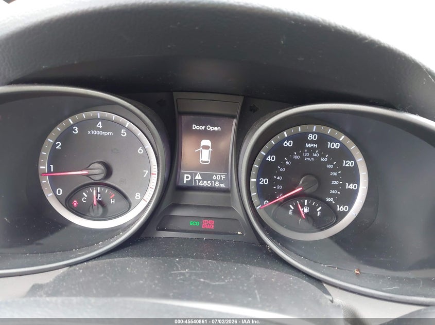 2014 Hyundai Santa fe VIN 5XYZU3LB7EG223552 IAAI salvage auction — LEFT SIDE, Bill Of Sale (Washington), sold $1,575 on 2026-07-29 (photo 7)