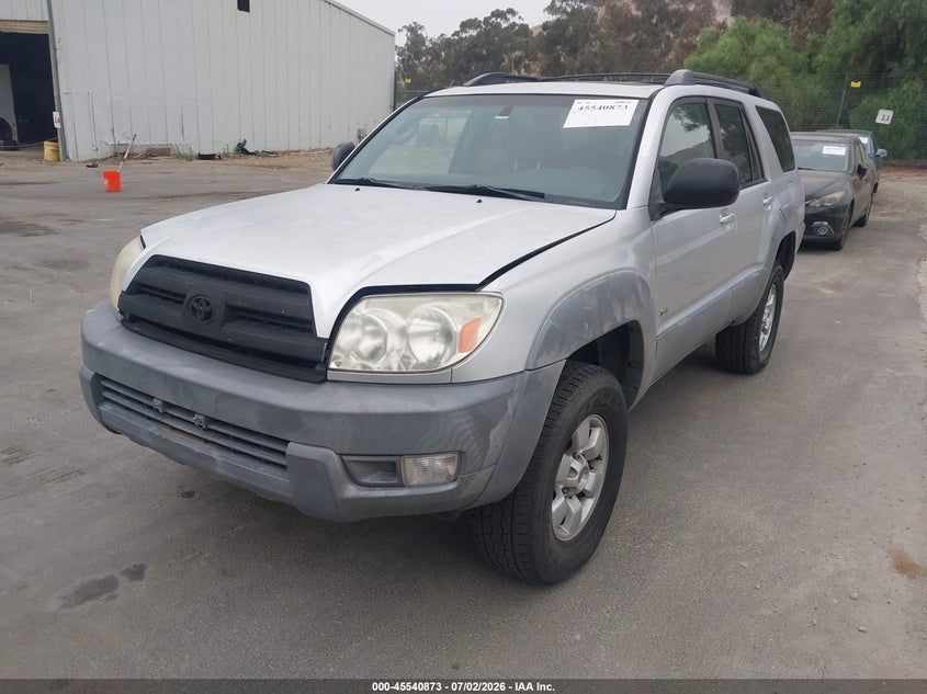 2003 Toyota 4runner VIN JTEZU14R530009299 IAAI salvage auction — NORMAL WEAR, Clear - Dealer Only (California), sold $2,050 on 2026-07-28 (photo 2)