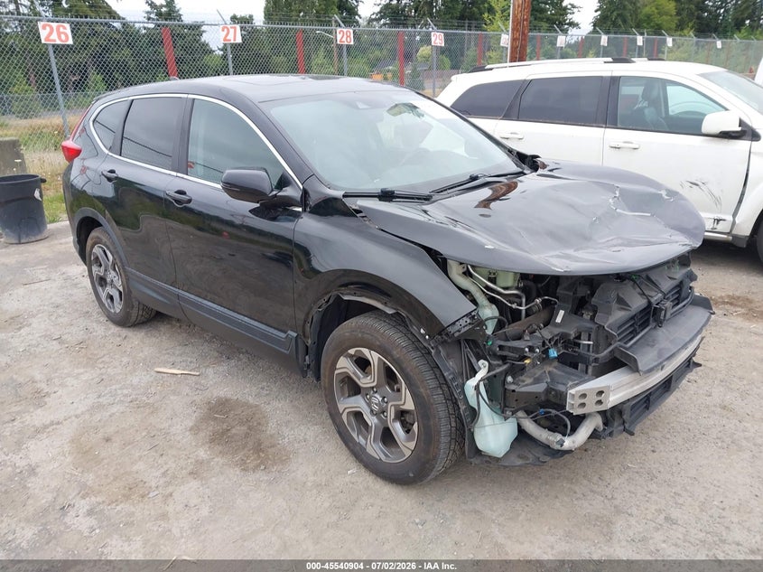 2019 Honda Cr-v VIN JHLRW2H8XKX022581 IAAI salvage auction — FRONT END, Bill Of Sale (Washington), sold $7,550 on 2026-07-15 (photo 1)