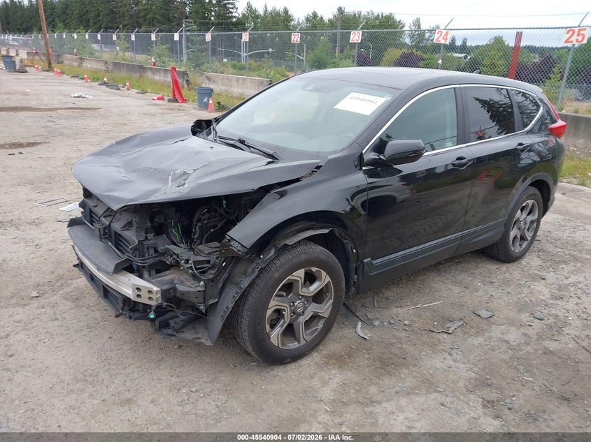 2019 Honda Cr-v VIN JHLRW2H8XKX022581 IAAI salvage auction — FRONT END, Bill Of Sale (Washington), sold $7,550 on 2026-07-15 (photo 2)