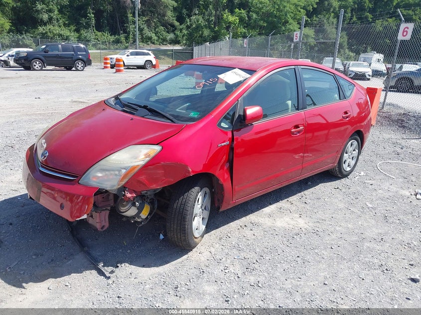 2006 Toyota Prius VIN JTDKB20U667508233 IAAI salvage auction — FRONT END, Clear (Virginia), sold $25 on 2026-07-21 (photo 2)