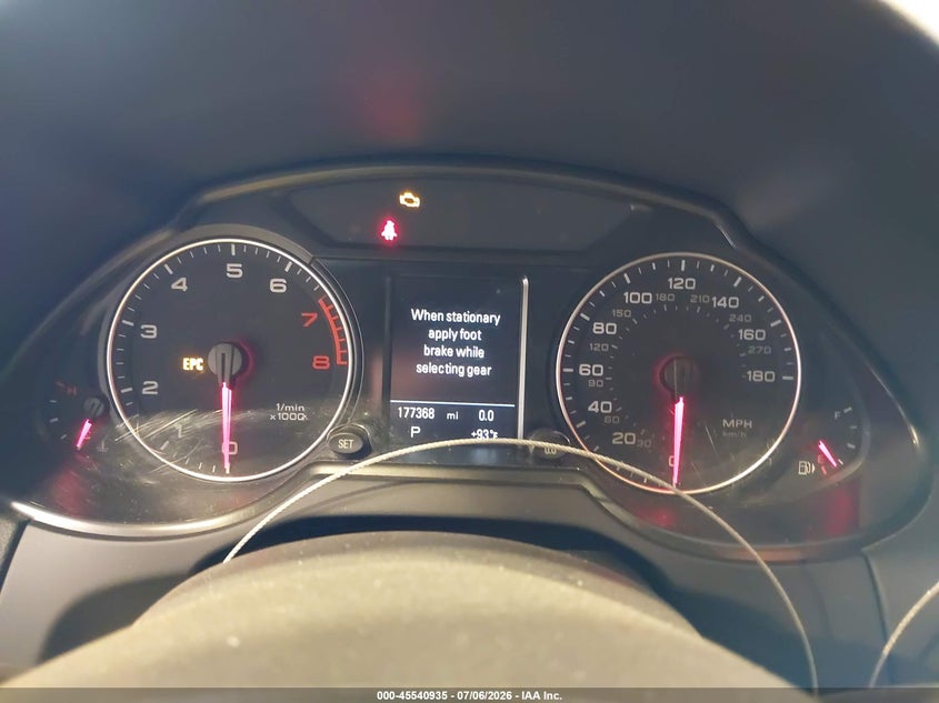 2011 Audi Q5 VIN WA1DKAFP6BA001330 IAAI salvage auction — NORMAL WEAR, Clear (Utah), sold $100 on 2026-07-29 (photo 7)