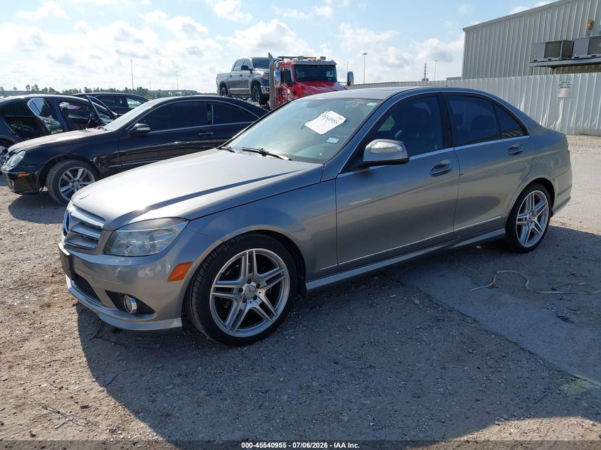 2008 Mercedes-benz C class VIN WDDGF54X08R016147 IAAI salvage auction — NORMAL WEAR, Original (Texas), sold $500 on 2026-07-09 (photo 2)