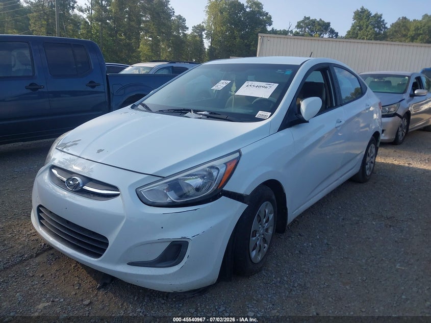 2016 Hyundai Accent VIN KMHCT4AE0GU123883 IAAI salvage auction — NORMAL WEAR, Clear (Georgia), sold $275 on 2026-07-28 (photo 2)