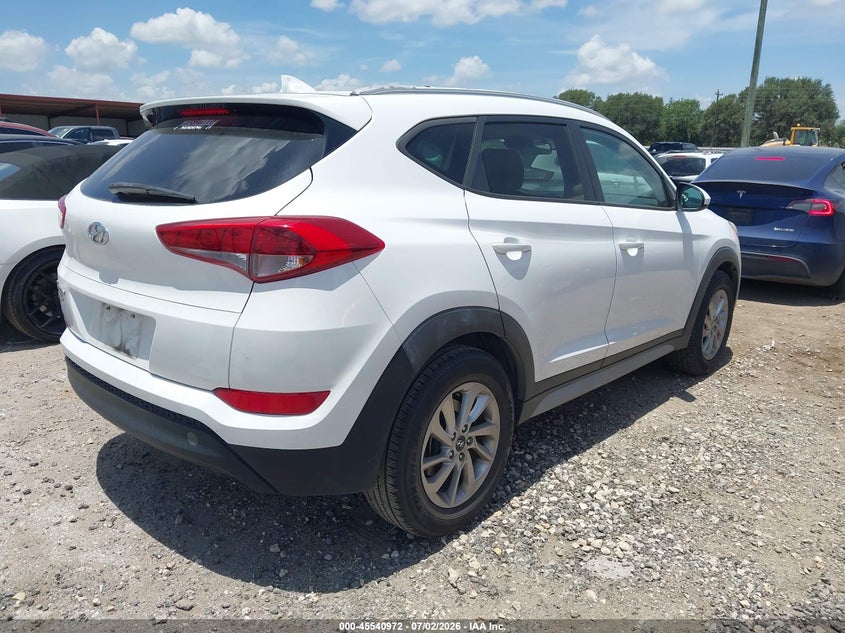 2018 Hyundai Tucson VIN KM8J33A42JU695716 IAAI salvage auction — NORMAL WEAR, Original (Texas), sold $5,350 on 2026-07-14 (photo 4)