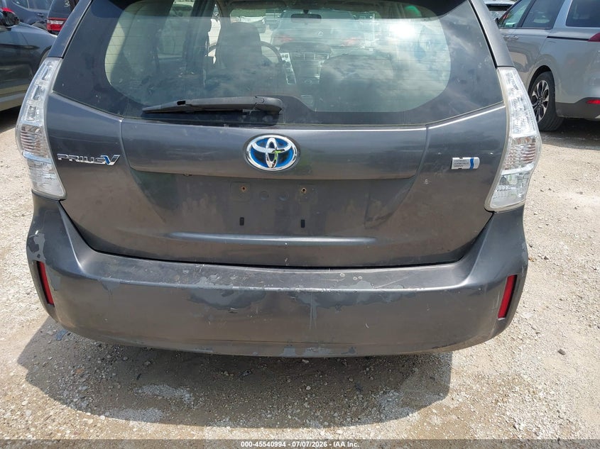 2013 Toyota Prius v VIN JTDZN3EU9D3202040 IAAI salvage auction — NORMAL WEAR, Clear (Indiana), sold $1,200 on 2026-07-10 (photo 6)