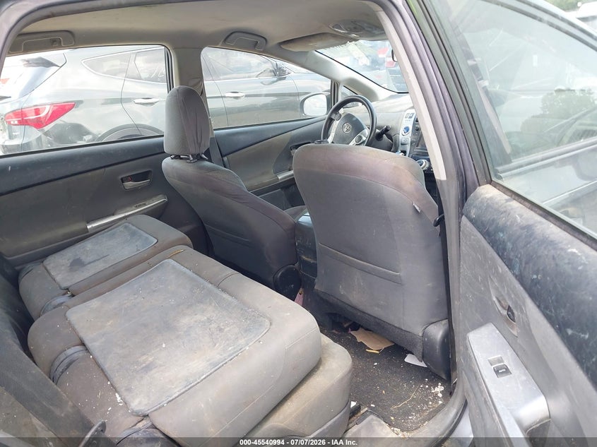2013 Toyota Prius v VIN JTDZN3EU9D3202040 IAAI salvage auction — NORMAL WEAR, Clear (Indiana), sold $1,200 on 2026-07-10 (photo 8)