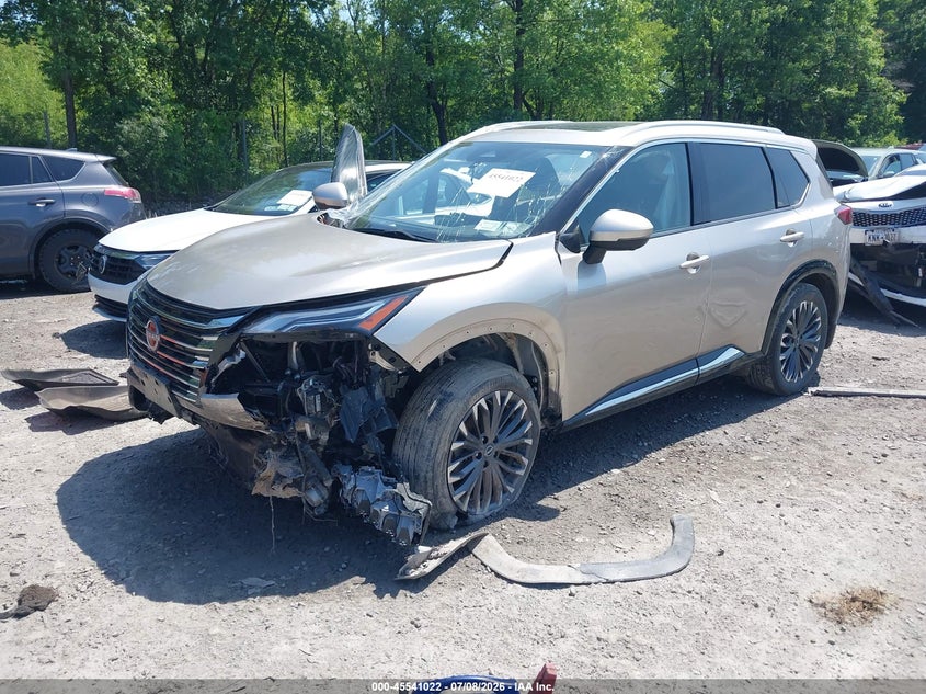 2024 Nissan Rogue VIN JN8BT3DD0RW450924 IAAI salvage auction — LEFT FRONT, Salvage Title, sold $7,600 on 2026-08-22 (photo 2)