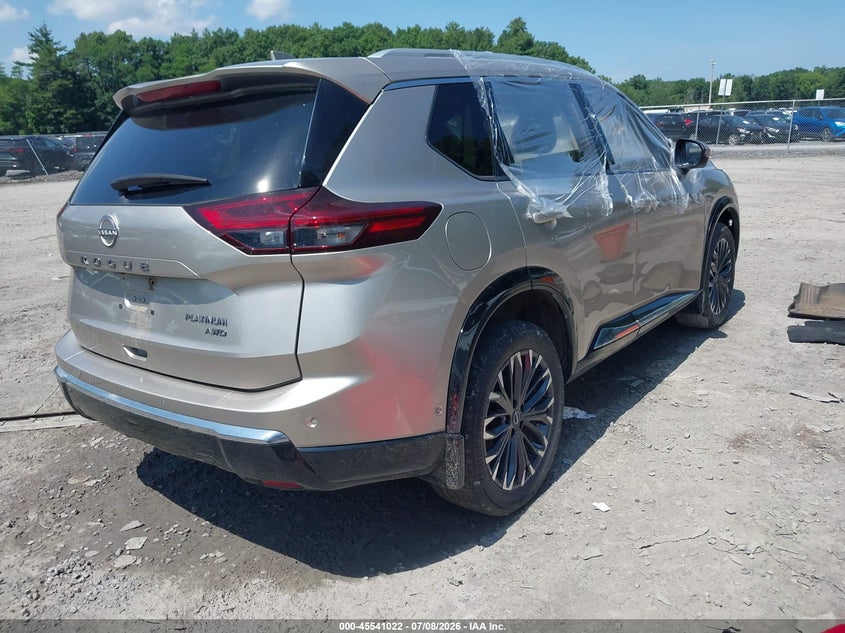 2024 Nissan Rogue VIN JN8BT3DD0RW450924 IAAI salvage auction — LEFT FRONT, Salvage Title, sold $7,600 on 2026-08-22 (photo 4)