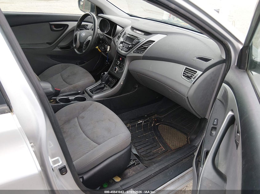 2014 Hyundai Elantra VIN KMHDH4AE1EU206936 IAAI salvage auction — VANDALISM, Clear (Florida), sold $425 on 2026-07-29 (photo 5)
