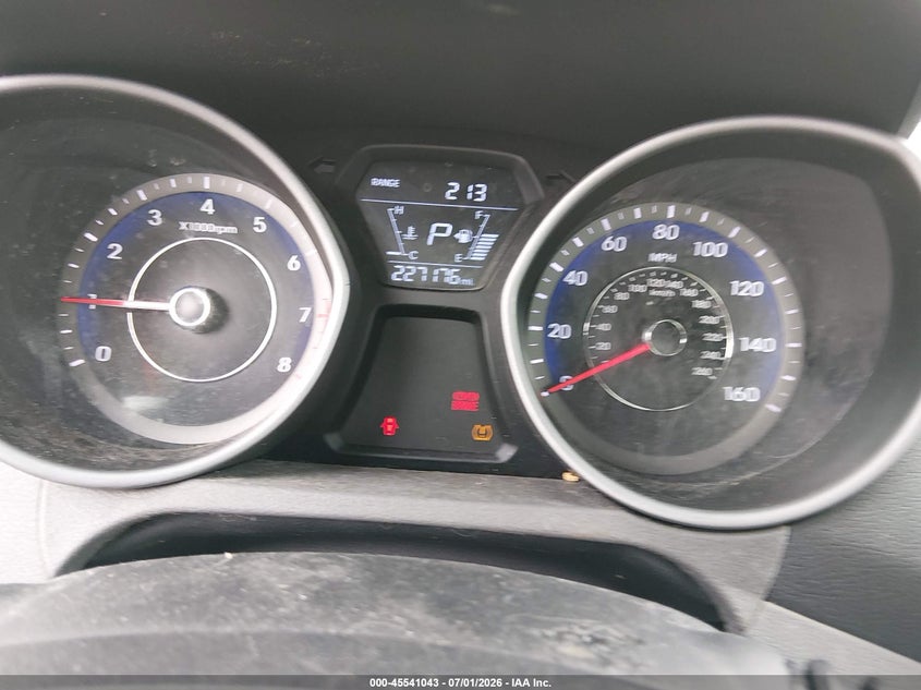 2014 Hyundai Elantra VIN KMHDH4AE1EU206936 IAAI salvage auction — VANDALISM, Clear (Florida), sold $425 on 2026-07-29 (photo 7)