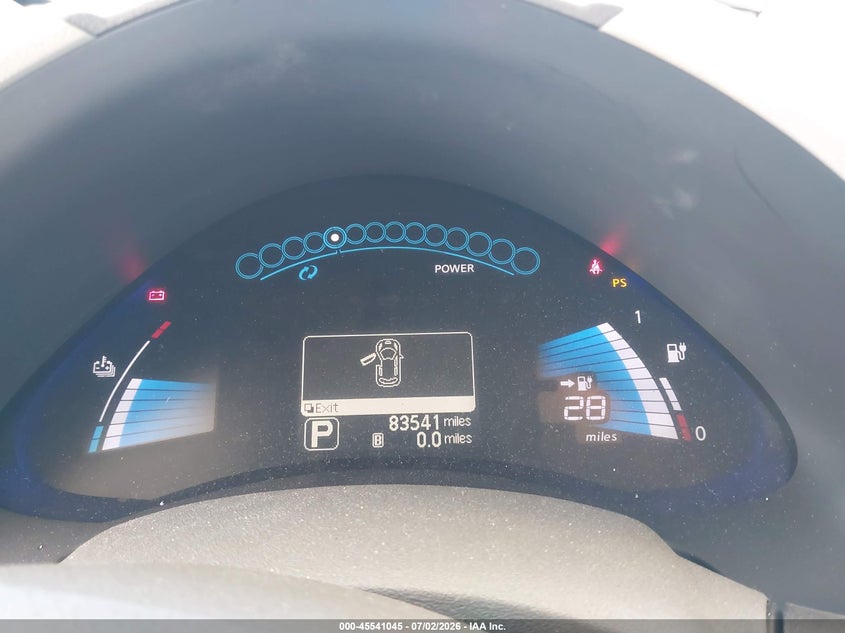 2012 Nissan Leaf VIN JN1AZ0CP9CT022572 IAAI salvage auction — SIDE, Rebuildable (Florida), sold $225 on 2026-07-30 (photo 7)