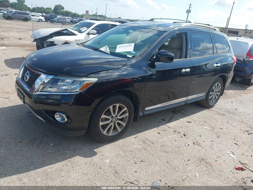 2014 Nissan Pathfinder VIN 5N1AR2MN4EC711522 IAAI salvage auction — NORMAL WEAR, Original (Texas), sold $425 on 2026-07-19 (photo 2)