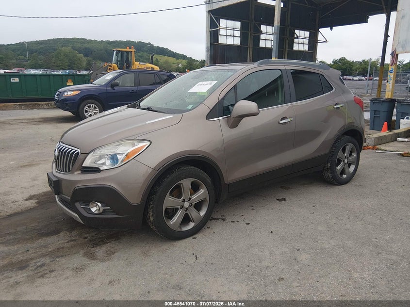 2013 Buick Encore VIN KL4CJBSBXDB081842 IAAI salvage auction — RIGHT SIDE, Salvage (Pennsylvania), sold $300 on 2026-07-18 (photo 2)