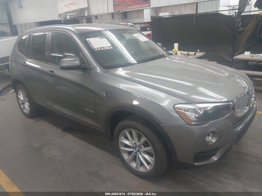 2017 BMW X3 VIN 5UXWZ7C3XH0X39840 IAAI salvage auction — REAR END, Wait Title, sold $4,150 on 2026-08-03 (photo 1)