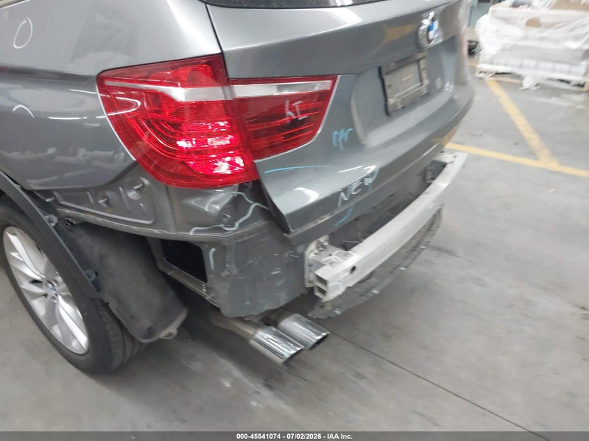 2017 BMW X3 VIN 5UXWZ7C3XH0X39840 IAAI salvage auction — REAR END, Wait Title, sold $4,150 on 2026-08-03 (photo 6)