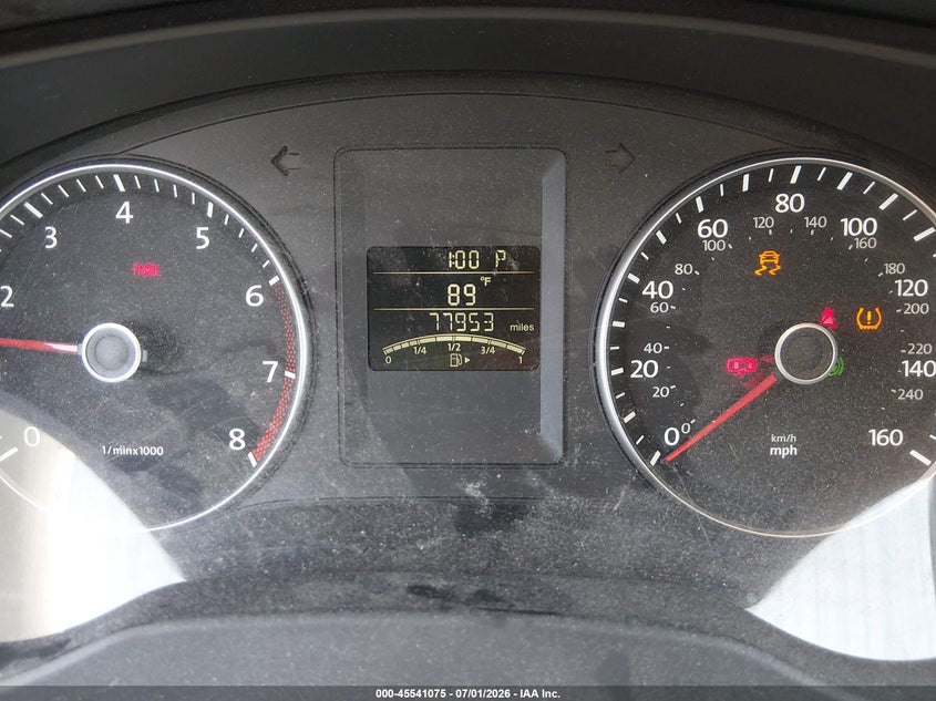 2012 Volkswagen Jetta VIN 3VWDP7AJ4CM463237 IAAI salvage auction — LEFT FRONT, Salvage Title, sold $2,200 on 2026-08-09 (photo 7)