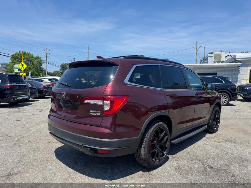 2022 Honda Pilot VIN 5FNYF6H21NB005209 IAAI salvage auction — UNKNOWN, Clear (New Jersey), sold $4,100 on 2026-07-22 (photo 4)