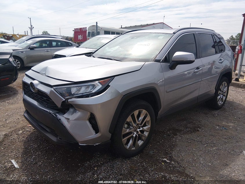 2021 Toyota Rav 4 VIN 2T3A1RFV9MC255502 IAAI salvage auction — FRONT END, Salvage (Indiana), sold $9,200 on 2026-08-22 (photo 2)