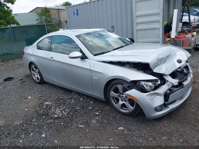 2008 BMW 3 series VIN WBAWB33548P134474 IAAI salvage auction — FRONT END, Clear (Virginia), sold $550 on 2026-07-30 (photo 1)