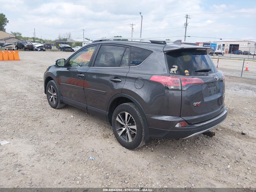 2017 Toyota Rav 4 VIN JTMRFREV2HJ147635 IAAI salvage auction — NO DAMAGE, Salvage Title, sold $4,100 on 2026-07-23 (photo 3)