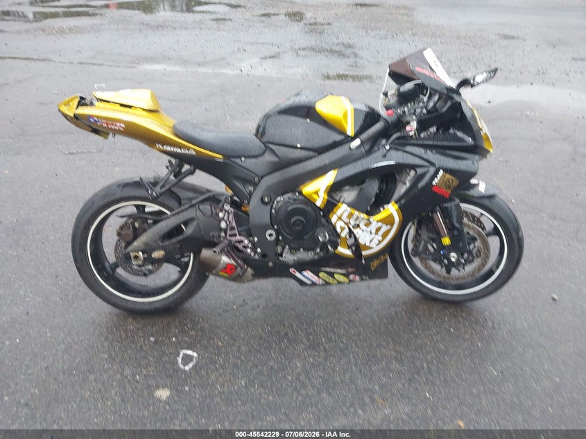 2007 Suzuki Gsx-r750 VIN JS1GR7KA072101468 IAAI salvage auction — LEFT SIDE, Mv-907A (New York), sold $1,400 on 2026-07-29 (photo 8)