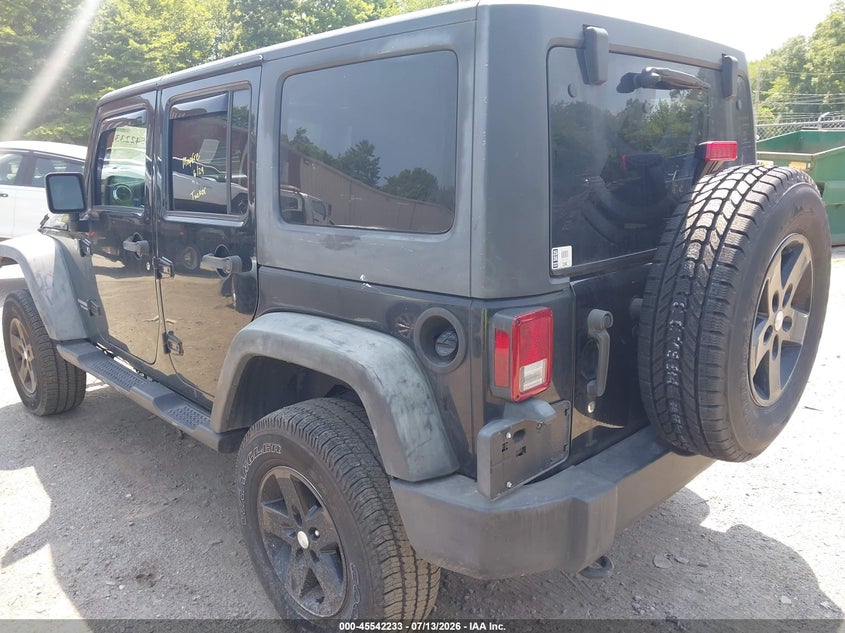 2011 Jeep Wrangler unlimited VIN 1J4HA6H1XBL503417 IAAI salvage auction — FRONT END, Clear (Massachusetts), sold $2,100 on 2026-07-18 (photo 3)