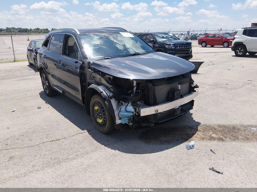 2022 Kia Sorento VIN KNDRMDLH3N5105677 IAAI salvage auction — FRONT END, Salvage Title, sold $10,100 on 2026-08-02 (photo 1)
