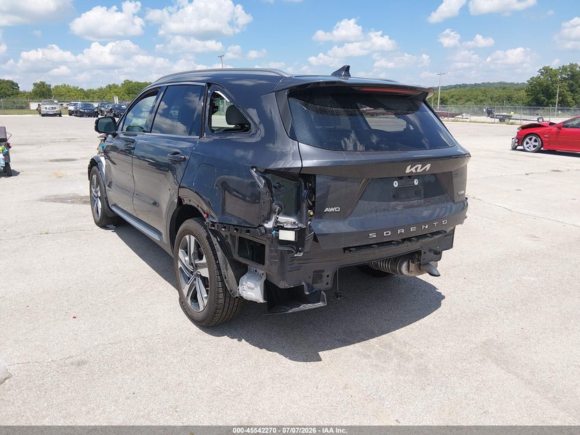 2022 Kia Sorento VIN KNDRMDLH3N5105677 IAAI salvage auction — FRONT END, Salvage Title, sold $10,100 on 2026-08-02 (photo 3)