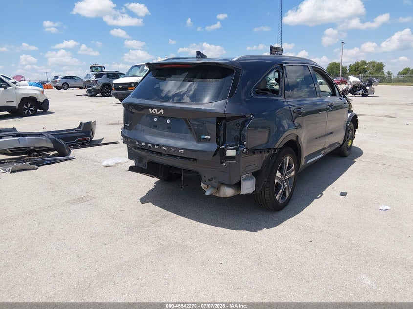 2022 Kia Sorento VIN KNDRMDLH3N5105677 IAAI salvage auction — FRONT END, Salvage Title, sold $10,100 on 2026-08-02 (photo 4)