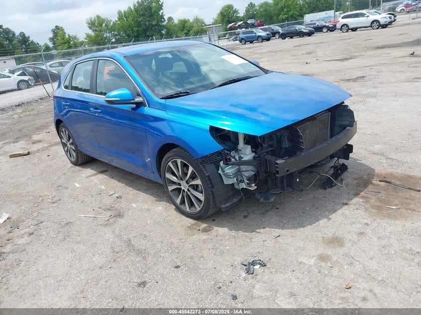 2018 Hyundai Elantra VIN KMHH35LE9JU022163 IAAI salvage auction — FRONT END, Clear (Virginia), sold $1,700 on 2026-07-24 (photo 1)