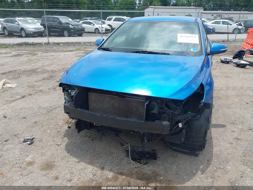 2018 Hyundai Elantra VIN KMHH35LE9JU022163 IAAI salvage auction — FRONT END, Clear (Virginia), sold $1,700 on 2026-07-24 (photo 6)