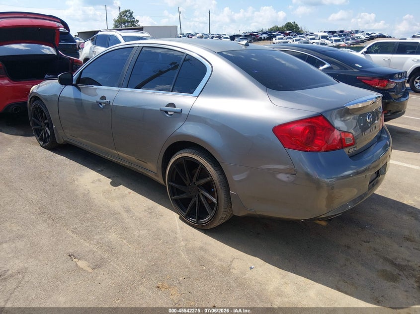 2013 Infiniti G VIN JN1CV6AR8DM763383 IAAI salvage auction — FRONT END, Salvage (Mississippi), sold $650 on 2026-07-30 (photo 3)